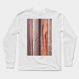 Wood background Long Sleeve T-Shirt